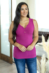 IN STOCK Addison Henley Tank - Berry FINAL SALE