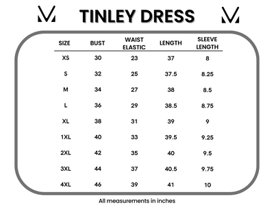 IN STOCK Tinley Dress - Navy Dot