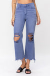 Vervet 90's Vintage Crop Flare Jeans