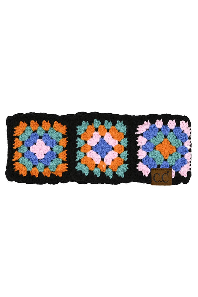 Black CC Crochet Headwrap FINAL SALE