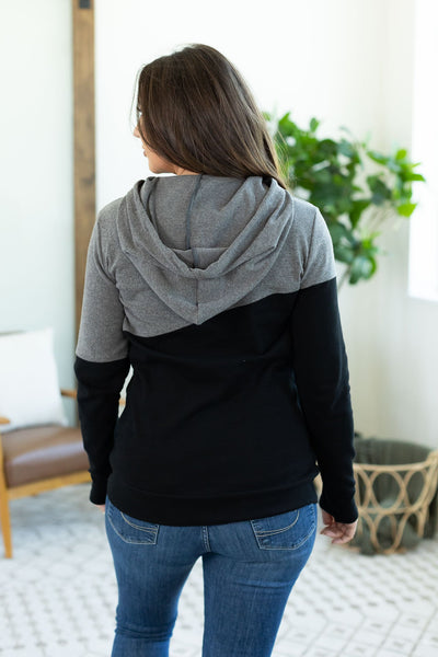 IN STOCK Ashley Hoodie - Grey and Black