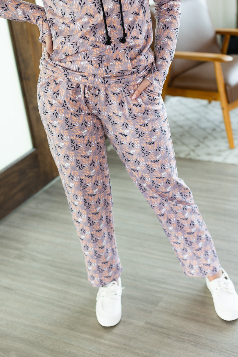 IN STOCK Cloud Lounge Pants - Mulberry Leaves FINAL SALE