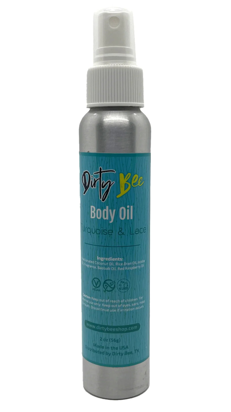 Turquoise & Lace Body Oil