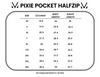 IN STOCK Pixie Pocket Halfzip Hoodie - Light Grey