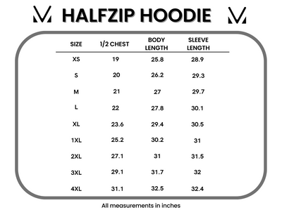 IN STOCK Classic Halfzip Hoodie - Monochrome FINAL SALE