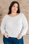 Told You So Ribbed Knit V Neck Sweater