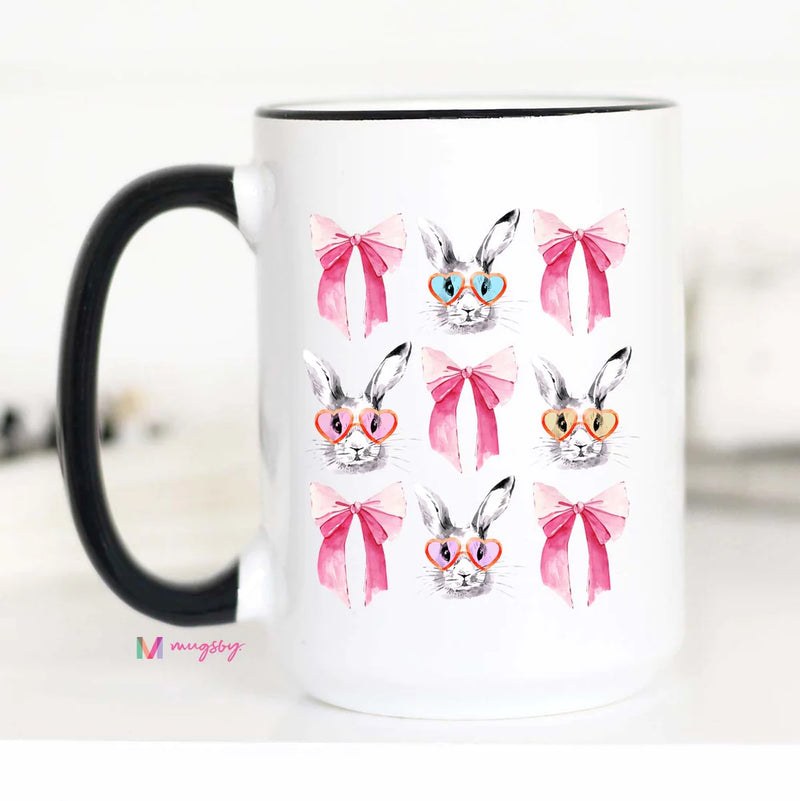 PREORDER - Bunnies and Bow Coquette Coffee Mug